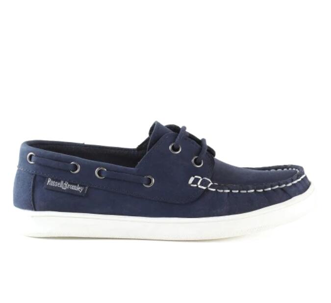 Russell And Bromley PORTSIDE L Lace-Up Boat Shoe Colour: Blue