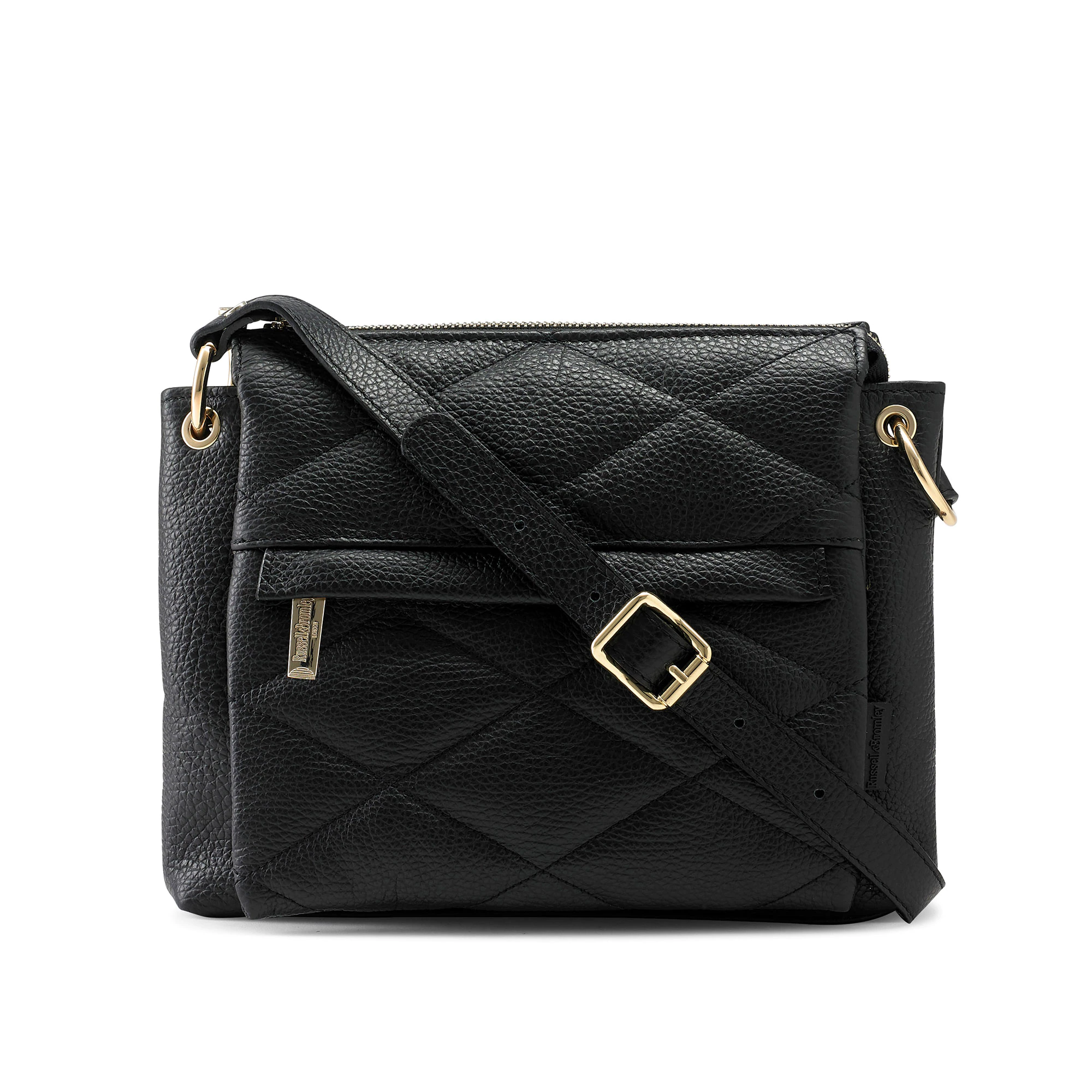 Russell And Bromley TROOPER Multi Pocket Crossbody Black 240522
