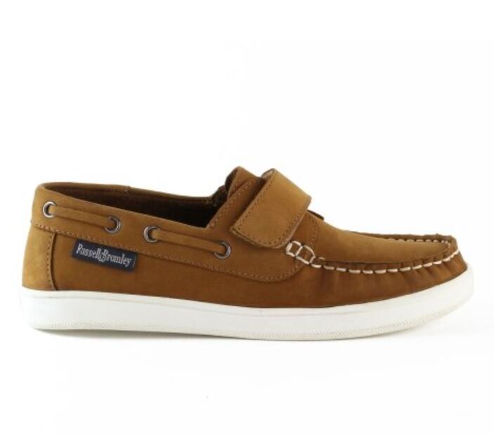 Russell And Bromley PORTSIDE V Velcro Boat Shoe Colour: Nude