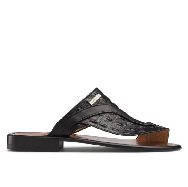 Russell And Bromley POSITANO Toe-Loop Sandal Colour: Black